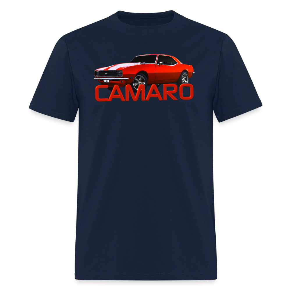 Orange Camaro T-Shirt - navy