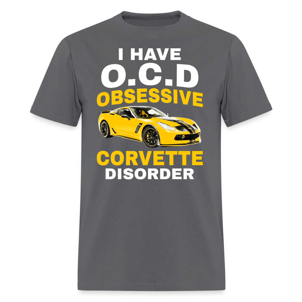 Obsessive Corvette T-Shirt - charcoal