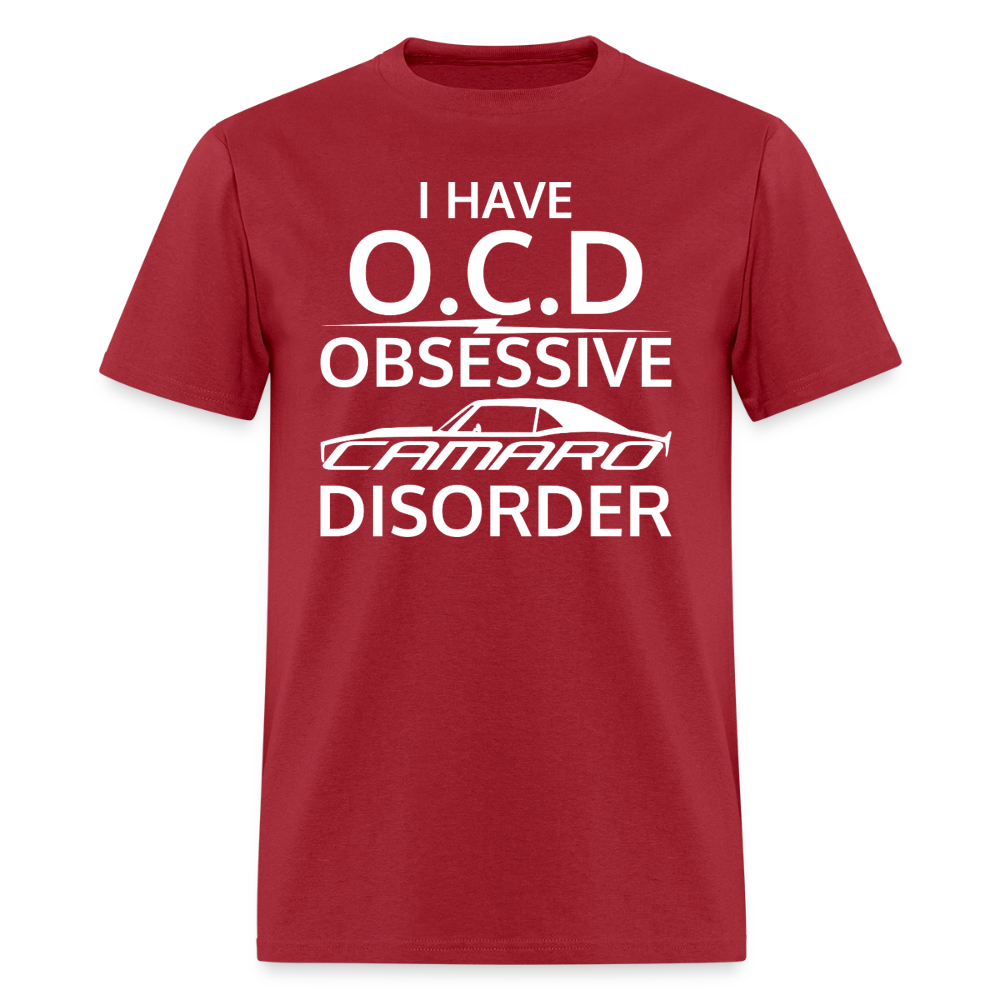 Obsessive Camaro T-Shirt - dark red