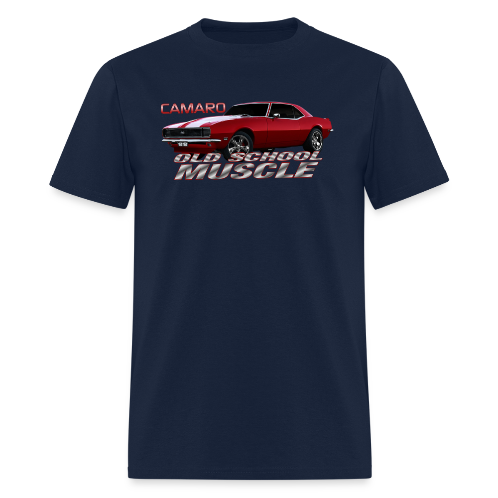 Old School Muscle Car T-Shirt - navy