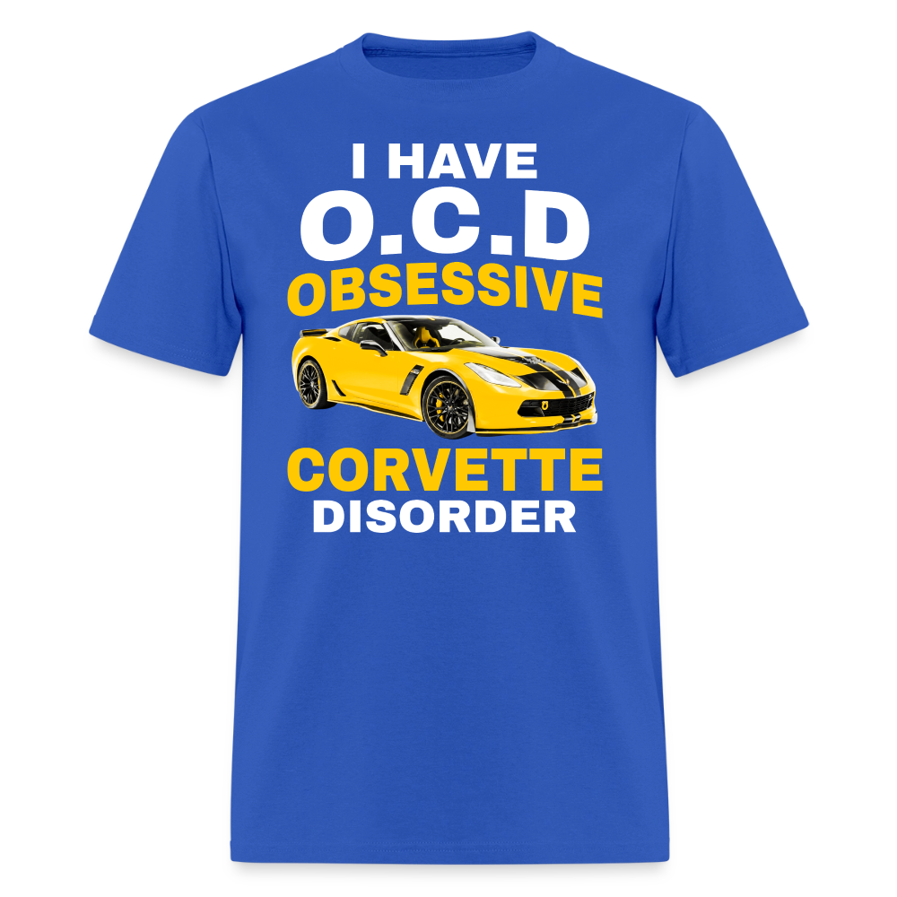Obsessive Corvette T-Shirt - royal blue