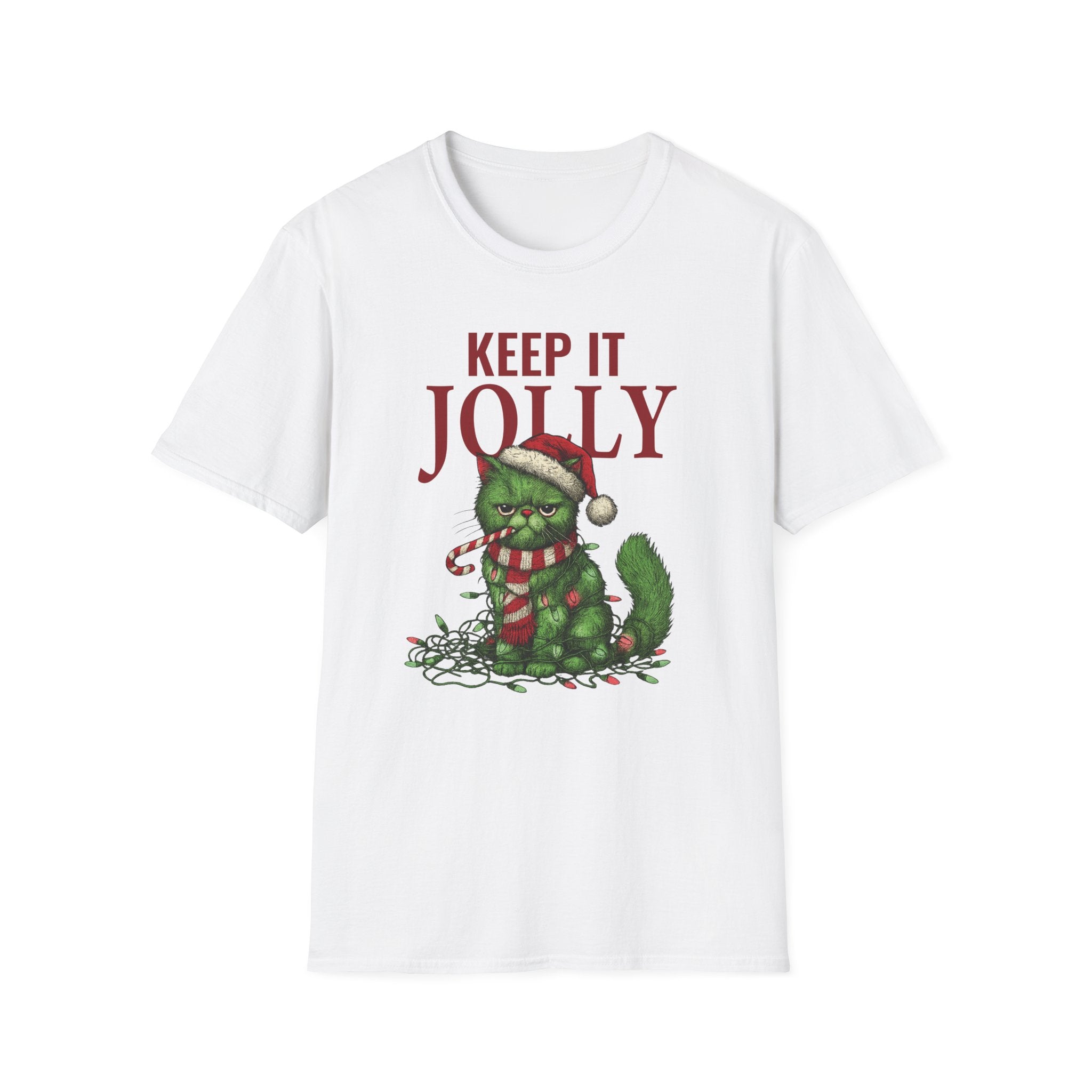 Grinch Cat Christmas T-Shirt