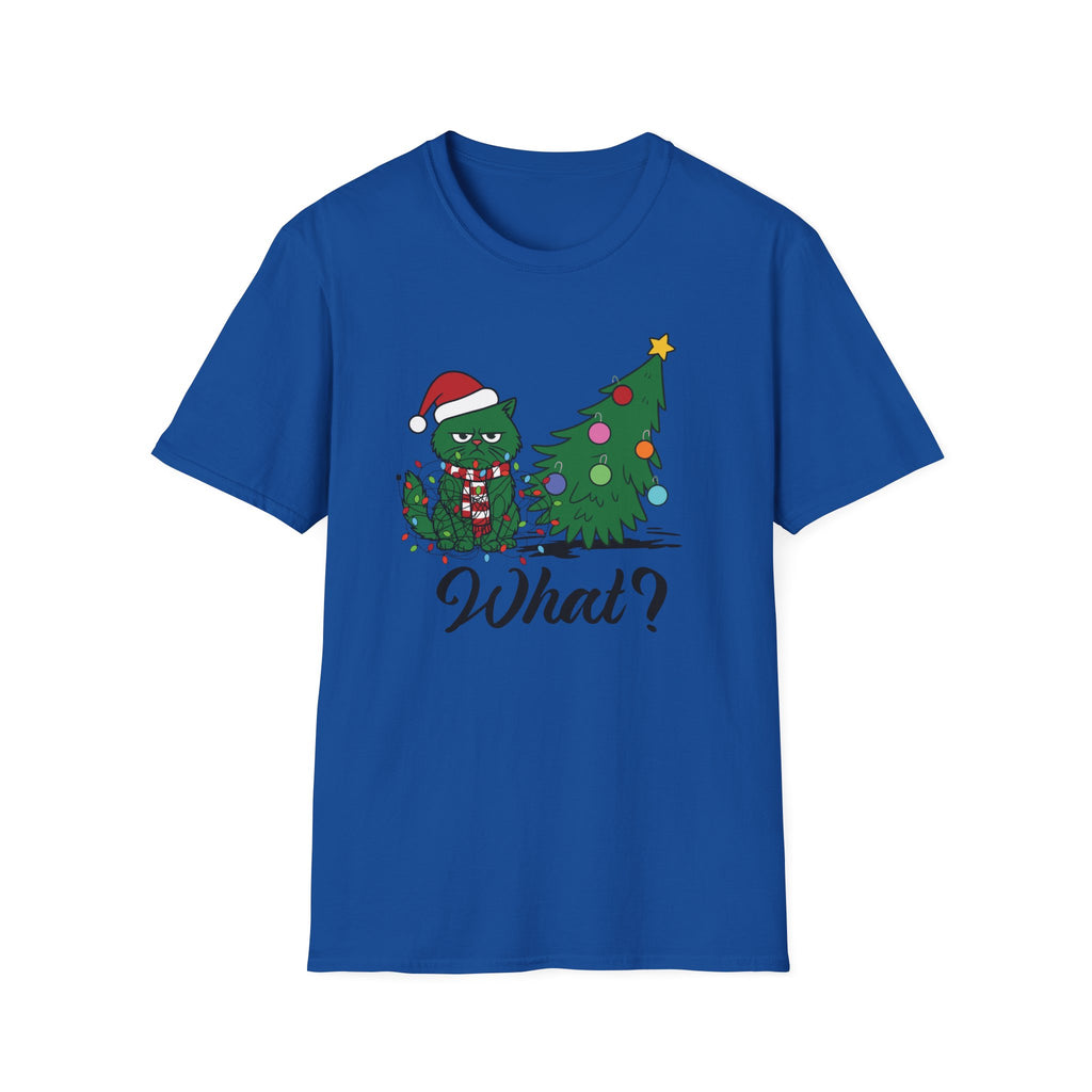 Festive Grouch Christmas Cat T-Shirt