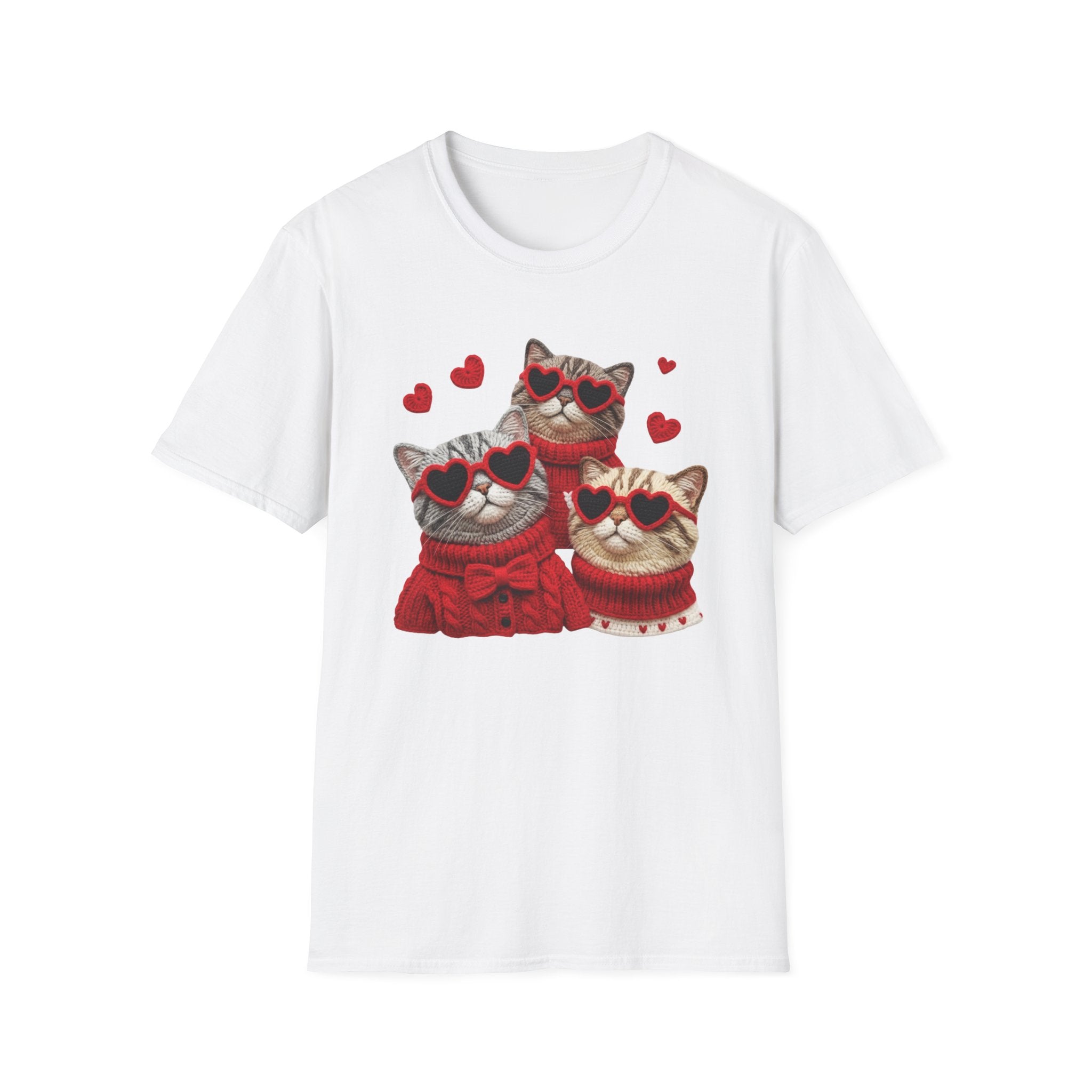 Knitted Cats T-Shirt