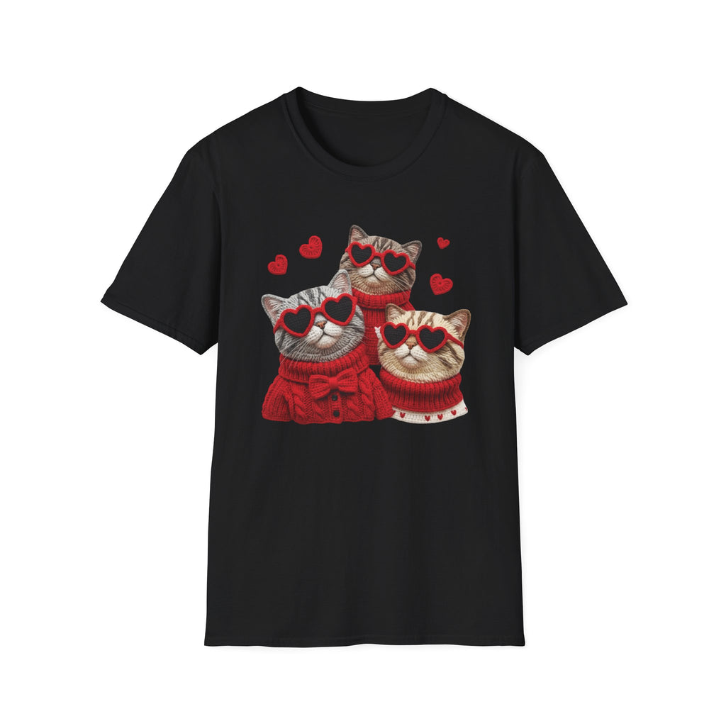 Knitted Cats T-Shirt