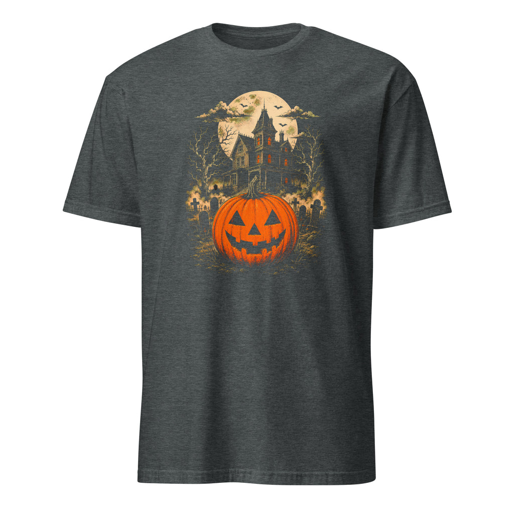 Haunted House Pumpkin Unisex T-Shirt
