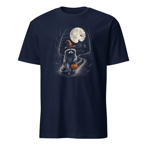 Halloween Raccoon Witch T-Shirt
