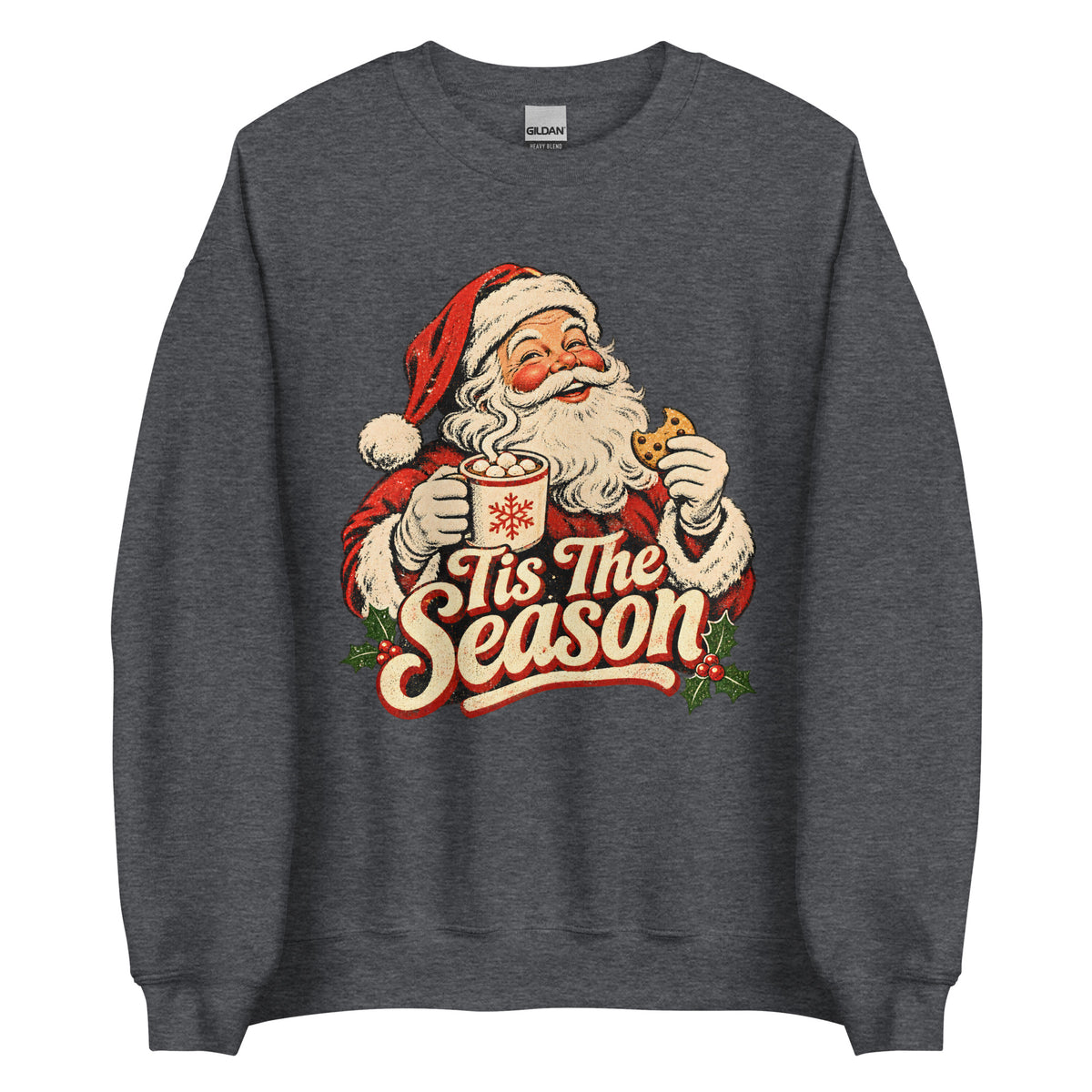 Tis The Season Vintage Santa Sweatshirt