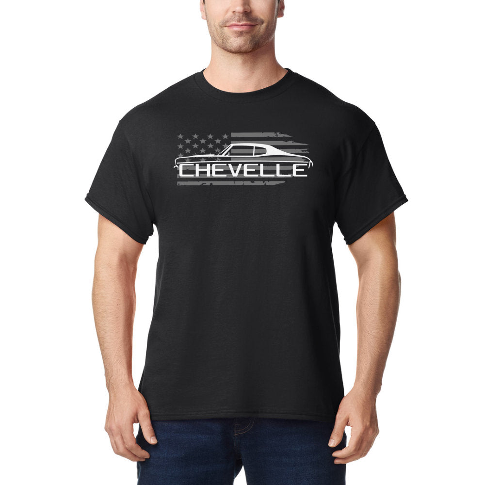USA Flag Vintage Chevelle T-Shirt